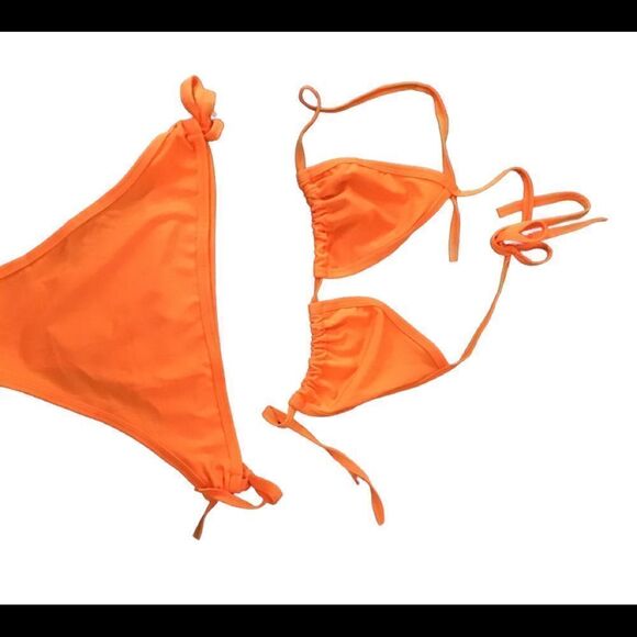 Bright orange swimming suit bikini - Picture 8 of 8